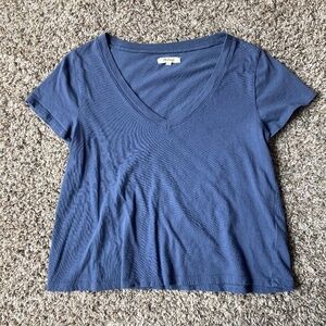 Blue Madewell V-Neck